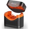 BONAI Caricabatterie Intelligente a 8 Slot per Pile Ricaricabili AA AAA Ni-MH, Ingresso USB-C, Indicatori LED e Controllo Indipendente per Batterie Stilo e Ministilo — Solo Caricabatterie