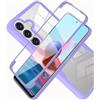 LXHGrowH Cover per Samsung Galaxy A36 5G / A56 5G 360 Gradi Antiurto Viola | Custodia Anti-graffio con Transparente dell Schermo Integrata Protezione, Ibrida 360° Full Body Anti-shock Protettiva Case