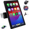 Haudio 10 pollici Android 13 Autoradio 1 DIN,con CarPlay wireless & Android Auto,con fotocamera di backup 1080P,Mirror Link,Bluetooth 5.0,GPS,RDS,EQ,FM/AM Radio|(RAM 2GB+ROM 32GB)