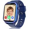 pmstuy 4G Smartwatch Bambini con GPS, Orologio Smartwatch Bambini con Chiamate | Orologio GPS Bambini con Videochiamate HD, Localizzatore WIFI+LBS, Chat Vocale, SOS, Modalità Scuola, IP68 Regalo 5-12 Anni