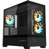 GIGABYTE Case GIGABYTE C201 Panoramic Midi-Tower Nero