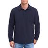 iClosam Polo Uomo Manica Lunga in Velluto a Coste con Taschino | Camicia casual da uomo, Polsini con bottone, Vestibilità regular, Morbida e versatile per ufficio e tempo libero