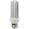 TrAdE Shop Traesio - Lampadina A LED E27 18 W Lampada Tubolare Luce Calda Fredda Naturale U-18W - 32800 - Bianco Caldo