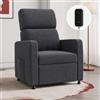 JUMMICO Poltrona di Relax Elettrica Reclinabile con Schienale Regolabile, Poltrona TV, per Camera, Soggiorno e Home Cinema, in materiale lino