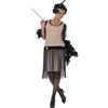 SMIFFYS Costume con frange Coco anni '20, abito, portasigarette, collana e copricapo Halloween