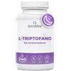 Bandini® L-Triptofano 240 Capsule (Scorta di 8 Mesi), Triptofano 500mg, Integratore per Dormire e Migliorare la Qualità del Sonno, Rilassante, Antistress per Addormentarsi, 100% Vegano