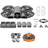 DJI Neo 2 Combo Fly More (drone singolo), drone 4K con fotocamera, decollo e atterraggio dal palmo, controllo con gesti (Neo 2 Combo Bundle 3)