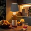 Ketom Lampada per Bottiglia Senza Fili, Lampada Bottiglia Ricaricabile | 3 Temperature di Colore & Dimmerabile, Controllo Touch, Impermeabile IP54 per Camera da Letto, Ba, Grigio