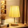 Suright Lampada da Comodino Touch, 3 Livelli di Luminosità, Piccola Abat Jour da Comodino, Lampada da Tavolo per Camera da Letto Soggiorno Comodino Camera degli Ospiti (Lampadina Inclusa)