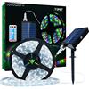 MIWATT Strisce Luminose Solari, Luce Corda Esterna Con Telecomando Timer PVC Tubo Copertura Luci Striscia Impermeabile per Camera Da Letto Giardino Patio Piscina Decorazione Natalizia