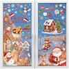 Joyoldelf Adesivi per Finestre di Natale a Motivo Renne - 9 Fogli Doppia Faccia Riutilizzabili, Decorazioni Natalizie e Invernali per Vetro, Vetrina - Idee Regalo