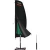 HEIMUNI Copri Ombrellone da Giardino Copertura Ombrellone Impermeabile | Copertura Ombrellone da Giardino a Sbalzo Ø 3m Telo Copri Ombrellone Anti-UV Tessuto Oxford 420D 205x45/70/50cm