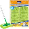 KEEPOW 10 Panni Riutilizzabili per Swiffer Lavapavimenti, 5× potere pulente | Panni Riutilizzabili per Swiffer Panni Catturapolvere, Super Assorbenti, per Swiffer Wet, Ottimo Effetto Pulente