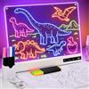 Aissom Ricaricabile LED Lavagna Luminosa,con 8 colori, 8 modalità di illuminazione | Tavoletta Grafica Bambini, con Penna a 7 Colori, Catena, Supporto