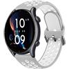 Vancle Cinturino per Amazfit GTR/GTR 2 /GTR 3 /GTR 4 Originale 2 Colores in 1, 22mm Silicone Morbido Cinturini per Amazfit GTR 4/GTR 3/GTR 3 Pro/GTR 47mm