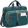 RAINSMORE Borsa Porta PC 17.3 Pollici Borsa Lavoro Donna Impermeabile Borsa Computer Grande Borse Messenger Porta Documenti per Ufficio Università Insegnant Grün