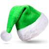 CITÉTOILE Cappello di Natale unisex a doppio strato, Cappello di Natale adulto, festa fiocco di neve modellato cappello di Babbo Natale