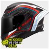 LS2 Casco moto LS2 FF807 DRAGON SUBIC BIANCO BLU ROSSO
