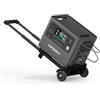 AFERIY P280 Power Station Portatile con Carrello, 2800W Centrale Elettrica 2048Wh Espandibile 10240Wh Generatore APP Ricarica Rapida Batteria LiFePO4 Casa Campeggio Viaggio Accumulatore di Energia UPS