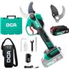 DCA Forbici Potatura a Batteria 20V Brushless Max. 35mm | Cesoie Potatura Elettriche, 2,0Ah batteria, Lama SK5, custodia di sicurezza portatile, per Frutteto Parco Fattoria Olivo