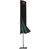HEIMUNI Copri Ombrellone da Giardino Copertura Ombrellone Impermeabile | Copriombrellone da Esterno Copertura Ombrellone da Giardino Ø 250cm Copertura per Ombrellone con Cerniera e Asta, 160x30/30cm