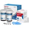 Sinocare AQ Pro I Strisce per Glicemia con 50 Strisce e 50 Lancette | Solo per Misuratore Glicemia AQ Pro I, Elettrodo d'argento per Precisione, HCT 10%-70% per Diversi Utenti, Risultato in 5s