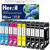 Heroil Cartucce Sostitutivo per 604XL per Epson XP-2200 WF-2930 WF-2910 | Sostitutivo per 604 XL stampante per Epson XP-2200 WF-2930 WF-2910 XP-4200 XP-3200 XP-3205 XP-4205 XP-2205 WF-2935 WF-2950