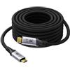 BAWIOFIAU Cavo USB C USB C 5m,Cavo USB C 3.2 Gen 2x2,Cavi Dati USB Type C da 20Gbps,uscita video USBC 8K@30Hz 4K@120Hz,100W 20V/5A Ricarica Rapida Cavo Type C per Thunderbolt 3,SSD, hub