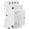 Heschen Contattore CA domestico, HS1-25, Ie 25A, 4 poli, 2NO 2NC, AC 12V Tensione bobina, 35mm Montaggio su guida DIN