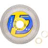 HIGHDRIL Lama per sega diamantata per piastrelle, disco da taglio ruota 4.5"/115mm per taglio a secco/bagnato e rettifica porcellana granito marmo ceramica pietra artificiale
