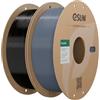 eSUN PLA+ Filamento 1,75 mm, PLA+HS Filamento 2kg Nero Grigio | Migliore tenacità e precisione +/- 0,03 mm. Più resistente del PLA standard. Ottima adesione per stampante 3D.