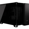 Corsair Case per PC, CORSAIR 2500X, Micro ATX, doppia camera, vetro temperato, nero