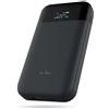 Merkloos Router 4G portatile - Router da viaggio con slot SIM - 300 Mbps (2,4 GHz) e 433 Mbps (5 GHz) - Nero