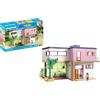 Playmobil MyLife 71607, include due personaggi e un foglio di adesivi, realizzato per oltre l'80% con materiali riciclati e di origine biologica. Offre una varietà di ambienti domestici, tra cui una veranda