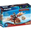 Playmobil DreamWorks Dragons 70729 Dragon Racing Fischbein Fleischklops. Adatto ai bambini dai 4 anni in su. Include la figura di Fischbein e una "zampa" di carne