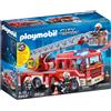 Playmobil City Action 9463, camion autopompa dei vigili del fuoco con luci e suoni. Adatto a bambini dai 5 anni in su