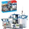 Playmobil City Action: Giocattolo di polizia, giocattolo avventura per bambini dai 4 anni. Favorisce il gioco di ruolo e la creatività. Include personaggi e una centrale operativa della polizia
