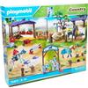Playmobil Set per giochi a tema equitazione con area di pulizia, 222 pezzi, tema fattoria, materiale: plastica