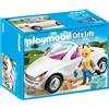 Playmobil Set di gioco per auto cabrio eleganti, adatto a bambini dai 4 anni in su, composto da 31 pezzi, a tema mezzi di trasporto