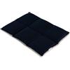 Merkloos Cuscino di semi di lino - Termoforo 40 x 30 cm - Blu scuro - 6 scomparti