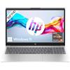 HP Laptop con schermo IPS Full HD da 396 mm, processore AMD Ryzen 5 7520U, 16 GB di RAM, SSD da 512 GB, scheda grafica AMD Radeon, sistema operativo Windows 11 Home, tastiera QWERTZ, colore argento, con tecnologia di ricarica rapida