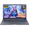 Ninkear Laptop ultrasottile AMD Ryzen 5 3500U, 16GB DDR4, 512GB SSD, display di grandi dimensioni, Wi-Fi 5 e Bluetooth, lunga durata della batteria, numerose interfacce, colore argento