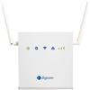 Merkloos Router 4G - LTE Cat4 - Velocità di download: 150 Mbps - Velocità di upload: 50 Mbps - Wi-Fi fino a 300 Mbps - 2 porte LAN - Colore: bianco