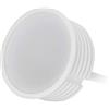HCFEI 1 x modulo LED GU10 extra piatto 50mm riflettore diametro 22mm Lunghezza corpo dimmerabile 5 W 430 Lumen bianco caldo 3000 K,120 gradi di irradiazione per faretto da incasso standard