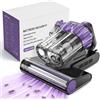 Hgtraco Aspirapolvere per materassi, 16kPa forte aspirazione, UV & Ultrasuoni, Disinfezione aria calda, Triplo filtro, Doppio LED, Battimaterasso Antiacaro per materassi, divani, cuscini.