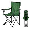 GARDEN FRIEND Sedia Comfort Verde | Tessuto Oxford Impermeabile, Con Portabicchieri, Struttura in Acciaio, Compatta e Portatile, Per Outdoor e Glamping