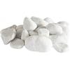 Set Ghiaia Bianca 24 Pezzi Sassi Decorativi per Stufe e Camini a Bioetanolo