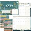 Boxclever Press 'L'Organizza Casa' Boxclever Press calendario 2027. Calendario famiglia 2027 da gen. a dic. 2027. Spazioso planner 2027 da muro con liste. Organizer da parete con etichette mensili e adesivi.