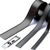 Magnosphere Etichette magnetiche per scaffalature e arredi metallici - 5m Rotolo, Larghezza 10mm - Profilo a C magnetico - Porta-etichette magnetiche tipo C con cartoncino e PVC trasparente