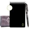 Rocketbook Mini Quaderno Appunti Digitale - Riutilizzabile Taccuino Digitali A6 Nero Quaderno A Spirale Puntinato, Block Notes, Penna Cancellabile Pilot Frixion Inclusi, Ufficio Gadget Tecnologici